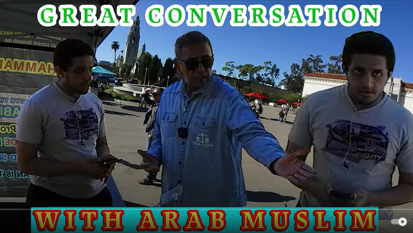 Great conversation with Arab Muslim